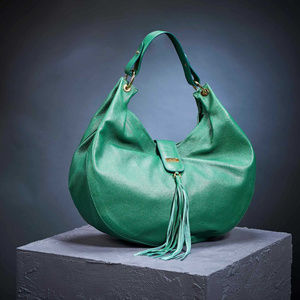 FANTASTIC HANDMADE DESIGNER HOBO BAG GENUINE CALF